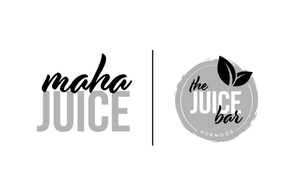The Juice Bar and Maha Juice Bar Logo