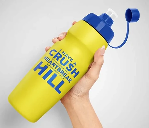 Boston Marathon Water Bottle Design